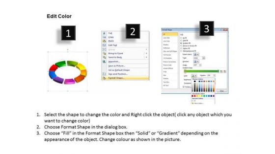PowerPoint Themes Ring Process Marketing Ppt Slides