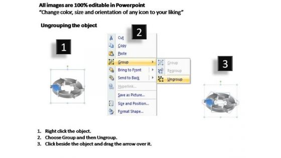 PowerPoint Themes Sales Circular Arrows Ppt Presentation