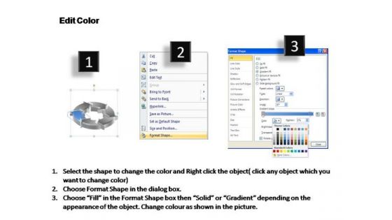 PowerPoint Themes Sales Circular Arrows Ppt Presentation