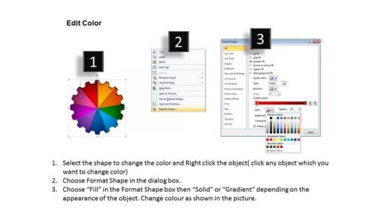 PowerPoint Themes Strategy Gear Process Ppt Design