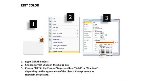 PowerPoint Themes Strategy Post It Notes Ppt Process