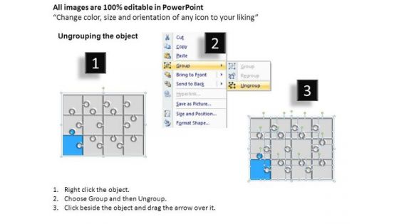PowerPoint Themes Strategy Puzzle Process Ppt Design Slides