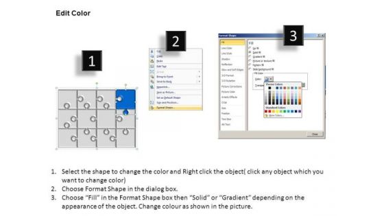 PowerPoint Themes Strategy Puzzle Process Ppt Layouts