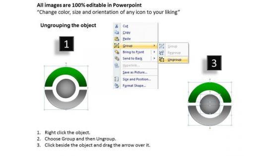 PowerPoint Themes Strategy Ring Chart Ppt Templates