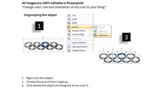 PowerPoint Themes Strategy Rings Ppt Templates
