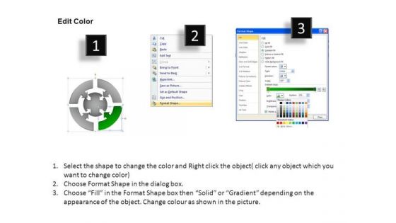 PowerPoint Themes Strategy Round Chart Ppt Layouts