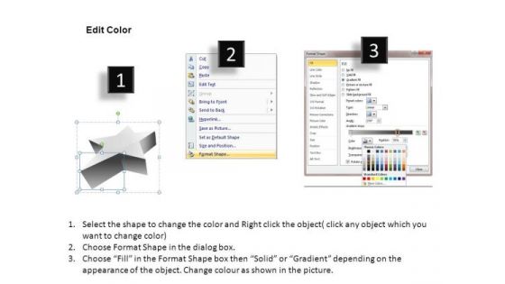PowerPoint Themes Strategy Stars Ppt Templates