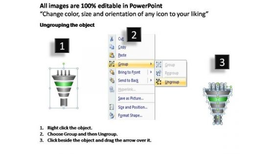 PowerPoint Themes Success Funnel Diagram Ppt Designs