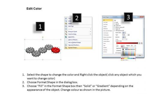 PowerPoint Themes Success Gears Process Ppt Design