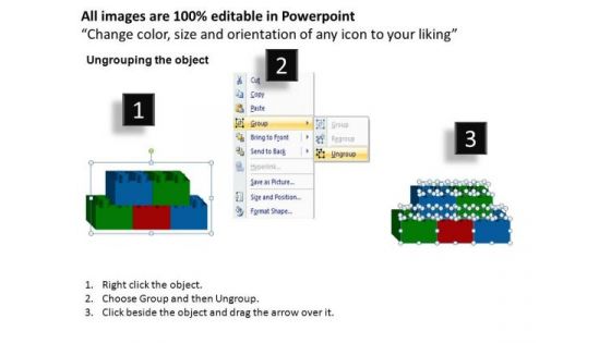 PowerPoint Themes Teamwork Lego Blocks Ppt Layout