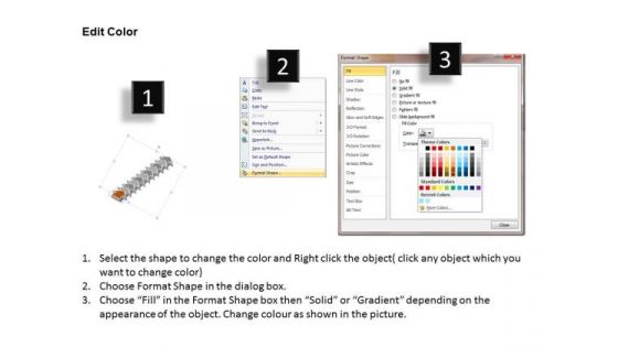 Ppt 11 Steps Straight Line Linear Arrows Process 2 Graphic