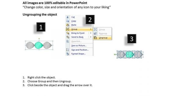 Ppt 3 PowerPoint Slide Numbers Text Circle Forging Process Slides Templates