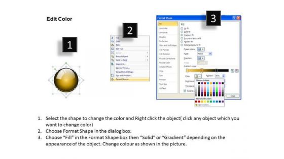 Ppt 3d Adjoining Circular Link Text Boxes PowerPoint 2007 On Arrows 5 Stages Templates