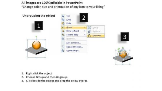 Ppt 3d Boxes Molecular Connections With Arrows Linear Process PowerPoint Templates