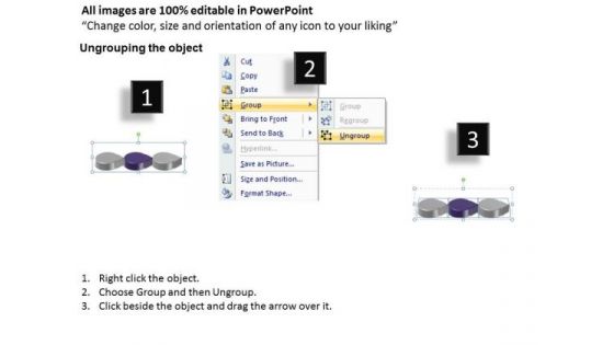 Ppt 3d Circular PowerPoint Graphics Arrows Showing Purple Stage Templates