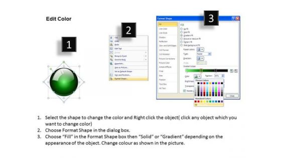 Ppt 3d Connected Circular Boxes Arrows PowerPoint 2007 5 Stages Templates