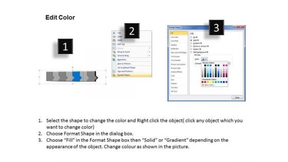 Ppt 3d Consecutive Demonstration To Block Banking Losses Seven Steps PowerPoint Templates