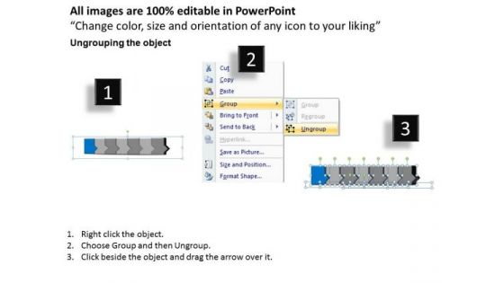 Ppt 3d Consecutive Demonstration To Restrict Banking Losses Seven Steps PowerPoint Templates
