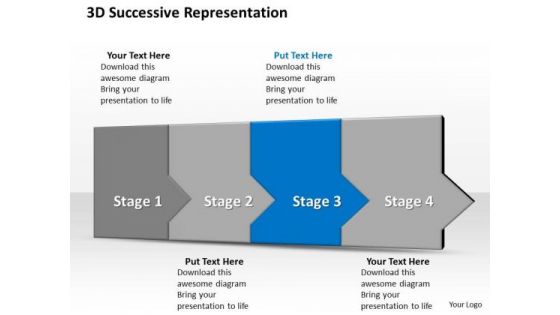 Ppt 3d Continuing Representation To Prevent Finance Losses Four Steps PowerPoint Templates