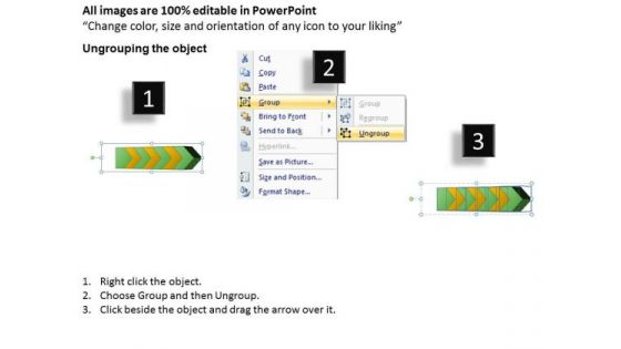 Ppt 3d Continuous Arrow Steps Working With Slide Numbers Diagram PowerPoint Free 1 Graphic