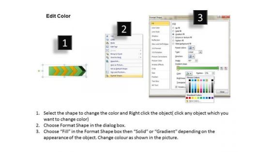 Ppt 3d Continuous Arrow Steps Working With Slide Numbers Diagram PowerPoint Free 1 Graphic