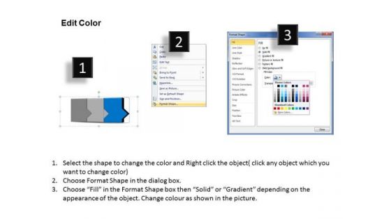Ppt 3d Continuous Description To Prevent Business Losses Three Steps PowerPoint Templates