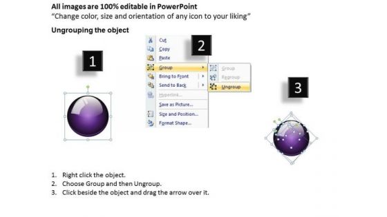 Ppt 3d Horizontal Illustration Through An Arrow 7 Stage PowerPoint Templates