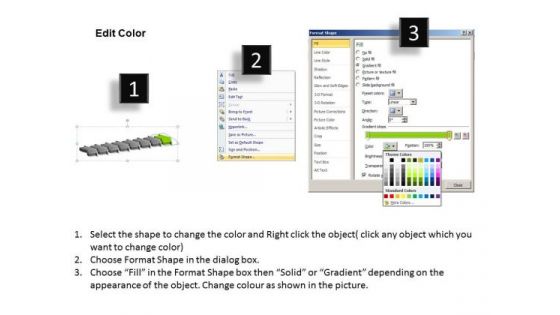 Ppt 3d Illustration Of 8 Steps Working With Slide Numbers Marketing Plan 9 Image