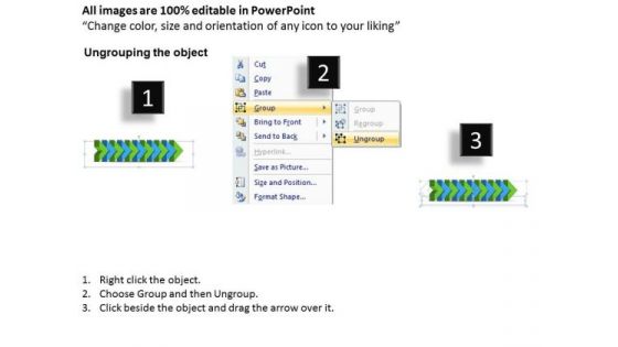 Ppt 3d Illustration Of Beeline Arrow Flow Diagram Selling Plan PowerPoint 1 Image