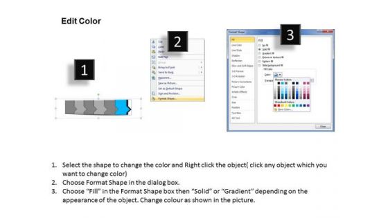 Ppt 3d Linear Abstraction To Prohibit Business Losses Six Steps PowerPoint Templates