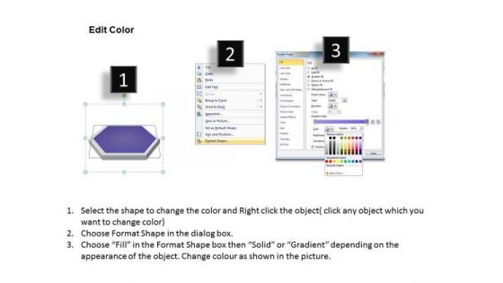 Ppt 3d Linear Work Flow Swim Lane Diagram PowerPoint Template Templates