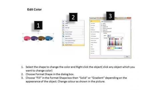 Ppt 3d Literature Circle PowerPoint Presentations Shaped Text Arrow Templates