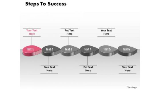 Ppt 3d PowerPoint Slide Numbers To Success Using Circular Arrows Templates