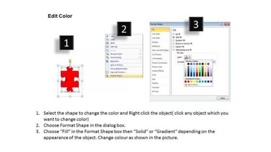 Ppt 3d Puzzle PowerPoint Template Pieces Stock Illustration Business Templates