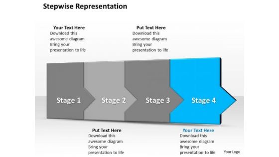 Ppt 3d Sequent Representation To Prevent Finance Losses Four Steps PowerPoint Templates