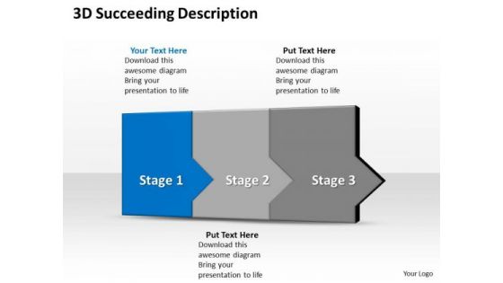 Ppt 3d Sequential Description To Prevent Financial Losses Three Steps PowerPoint Templates