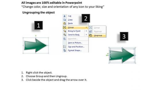 Ppt 3d Straight Abstraction To Present Business Issues Six Steps PowerPoint Templates