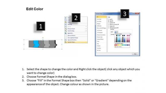 Ppt 3d Straight Description To Avoid Business Losses Five Steps PowerPoint Templates