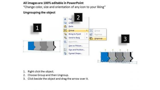 Ppt 3d Successive Representation To Prevent Business Losses Four Steps PowerPoint Templates