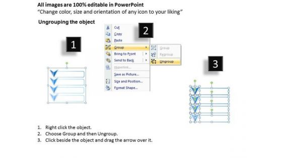 Ppt 4 Phase Diagram Linear Flow Arrow Org Chart PowerPoint 2010 Templates