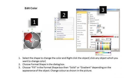 Ppt 4 PowerPoint Slide Numbers Planning Process Business Diagram Templates