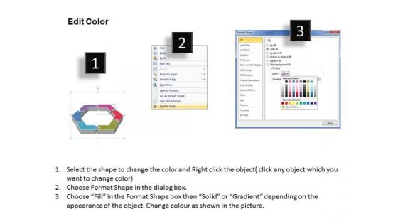 Ppt 6 Components Area Of Hexagon Editable Layouts PowerPoint 2003 Templates