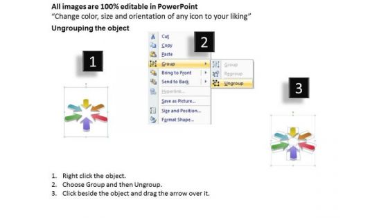 Ppt 6 Different Views On The Issue PowerPoint Templates