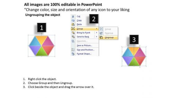 Ppt 6 Factors Hexagon Cause And Effect Diagram PowerPoint Template Editable Templates