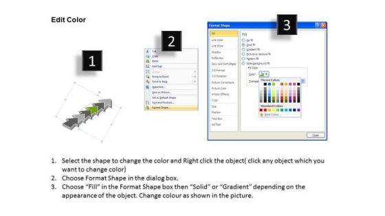 Ppt 6 Stages Step By Marketing Strategy Operations Management PowerPoint 5 Design