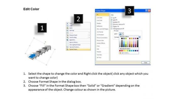 Ppt 6 Stages Step By Marketing Strategy Transactions Communication PowerPoint 2 Design