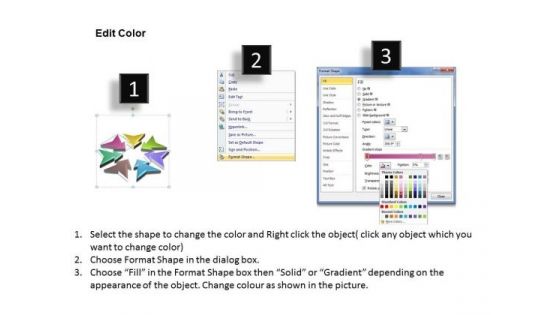 Ppt 7 Colorful PowerPoint Background Arrows Pointing Inwards Templates