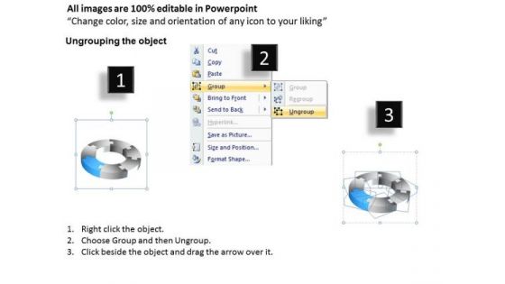 Ppt 7 Create PowerPoint Macro Circular Process Flow Diagram Free Templates