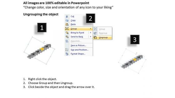 Ppt 9 State Diagram Linear Activity Ishikawa PowerPoint Template 7 Design