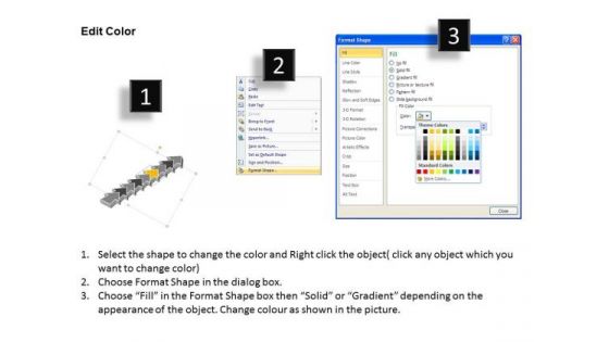Ppt 9 State Diagram Linear Activity Ishikawa PowerPoint Template 7 Design